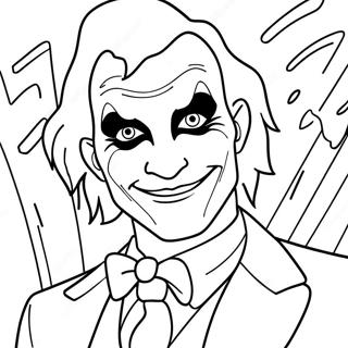 Page à colorier Joker | Page de coloriage Joker