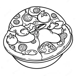 Page à colorier Logo de Pizza Hut | Page de coloriage Pizza Hut