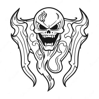 Page à colorier du logo Monster Energy | Page de coloriage Monster Energy