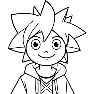 Page à colorier Sora | Page de coloriage Sora