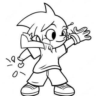Page à colorier Sora en action | Page de coloriage Sora