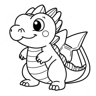 Page à colorier de Totodile | Page de coloriage Totodile