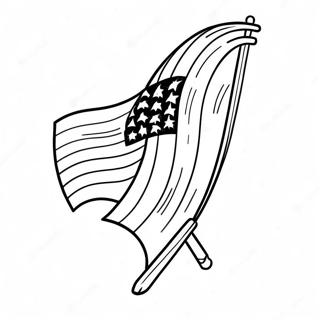 Page à colorier drapeau pour enfants | Page de coloriage Drapeau