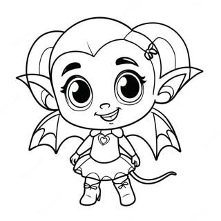 Page à colorier Vampirina | Page de coloriage Vampirina