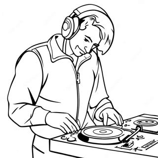 Quelle est la taille de DJ Music Man Coloriages
