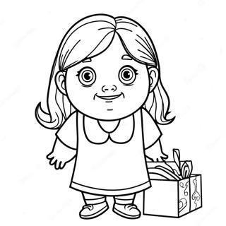 Page à colorier Matilda | Page de coloriage Matilda