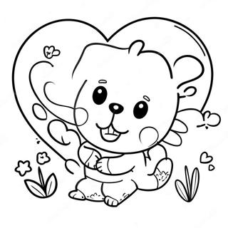 J'adore les pages à colorier pour enfants | Page de coloriage J'aime