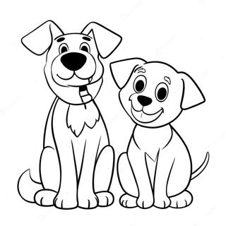 Page à colorier amis fidèles | Page de coloriage Loyauté