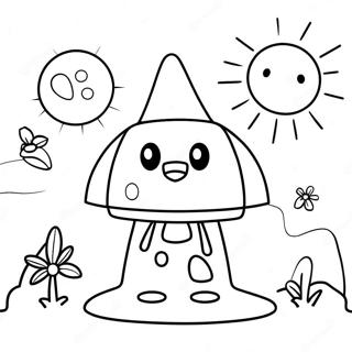 Page à colorier Pikuniku | Page de coloriage Pikuniku