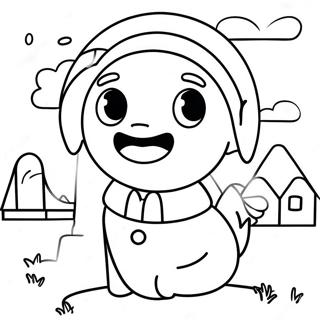 Page à colorier Bitmoji | Page de coloriage Bitmoji