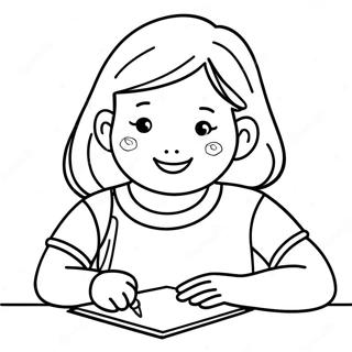 Règles de l'école Coloriages