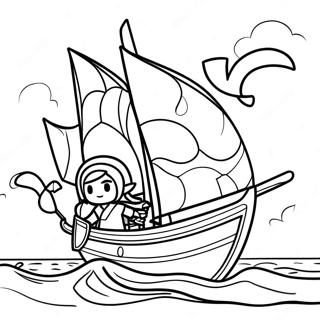 Wind Waker à colorier | Page de coloriage Wind Waker