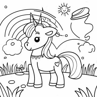 Page à colorier Scène de Fantaisie Fantaisiste | Page de coloriage Imagination