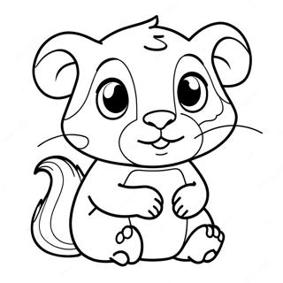 Page à colorier Petit Monstre | Page de coloriage Petit Animal