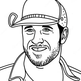 Page à colorier Luke Bryan | Page de coloriage Luke Bryan
