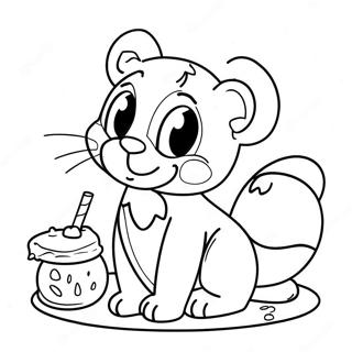 Pages à colorier d'animaux amusants à imprimer | Page de coloriage à imprimer