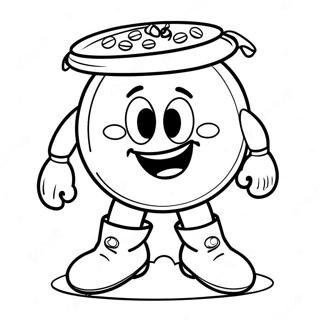 Page à colorier M&M | Page de coloriage M&M