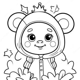 Page à colorier Bébé en Costume Jaune | Page de coloriage Bébé en Jaune