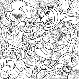 Page à colorier motifs camouflés | Page de coloriage Camouflage