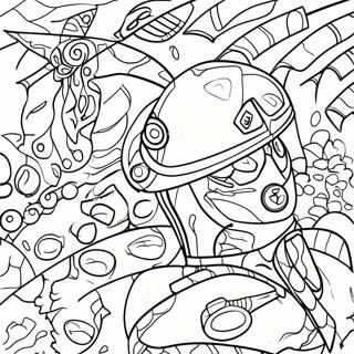 Page à colorier camouflage militaire | Page de coloriage Camouflage