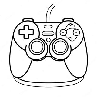Page à colorier manette de jeu vidéo | Page de coloriage Jeu Vidéo