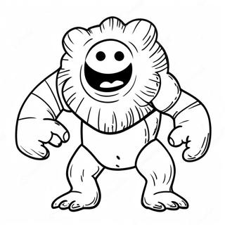 Page à colorier de Thing | Page de coloriage Chose