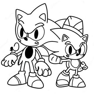 Page à colorier Sonic Forces | Page de coloriage Forces Sonic
