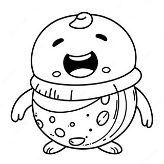 Page à colorier personnage Roly Poly | Page de coloriage Roly Poly