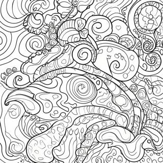 Page à colorier de motifs de camouflage | Page de coloriage Camouflage