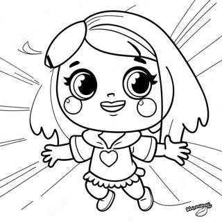Page à colorier Abby Hatcher aventurière | Page de coloriage Abby Hatcher