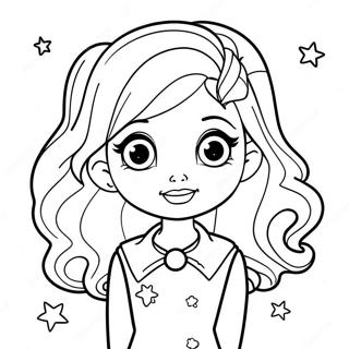 Page à colorier de l'aventure magique des Star Darlings | Page de coloriage Chères étoiles