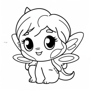 Page à colorier de la fée Silvermist | Page de coloriage Brume d'argent