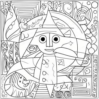 Page à colorier de Klee | Page de coloriage Klee