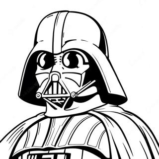 Page à colorier Dark Vador | Page de coloriage Darth Vader