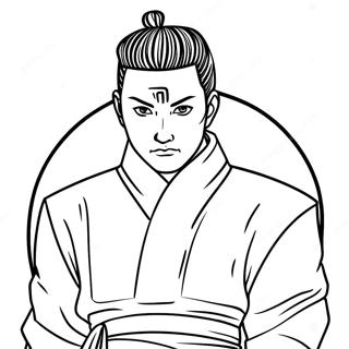 Page à colorier Shikamaru Nara | Page de coloriage Shikamaru