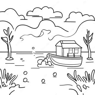 Inondation Coloriages