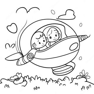 Page à colorier Little Einsteins de juin | Page de coloriage Petits Einsteins Juin