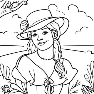Page à colorier de Renoir | Page de coloriage Renoir