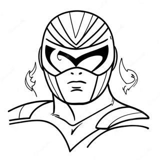 Page à colorier de Ranger vert | Page de coloriage Ranger Vert