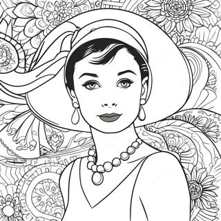 Page à colorier Audrey | Page de coloriage Audrey