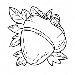 Page à colorier Gland | Page de coloriage Gland