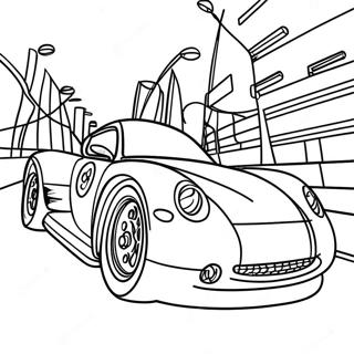 Page à colorier Rush à Grande Vitesse | Page de coloriage Rush