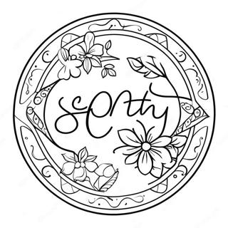 Page à colorier Logo Scentsy | Page de coloriage Scentsy
