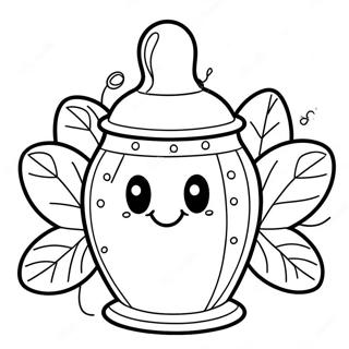 Page à colorier Réchauffeur Scentsy Coloré | Page de coloriage Scentsy
