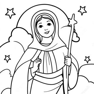 Page à colorier Foi | Page de coloriage Foi