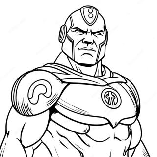 Page à colorier de Darkseid | Page de coloriage Darkseid