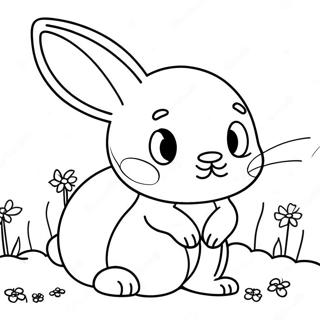 Page à colorier Imprimé de Lapin | Page de coloriage Impression de Lapin
