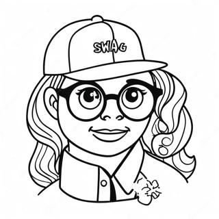 Page à colorier Swag | Page de coloriage Style