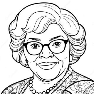 Page à colorier de Madea | Page de coloriage Madea
