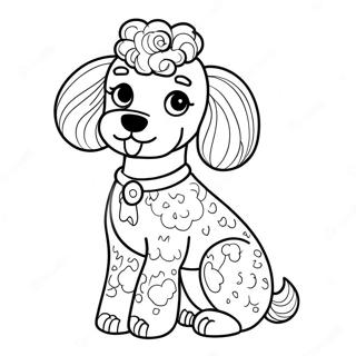 Caniche Coloriages